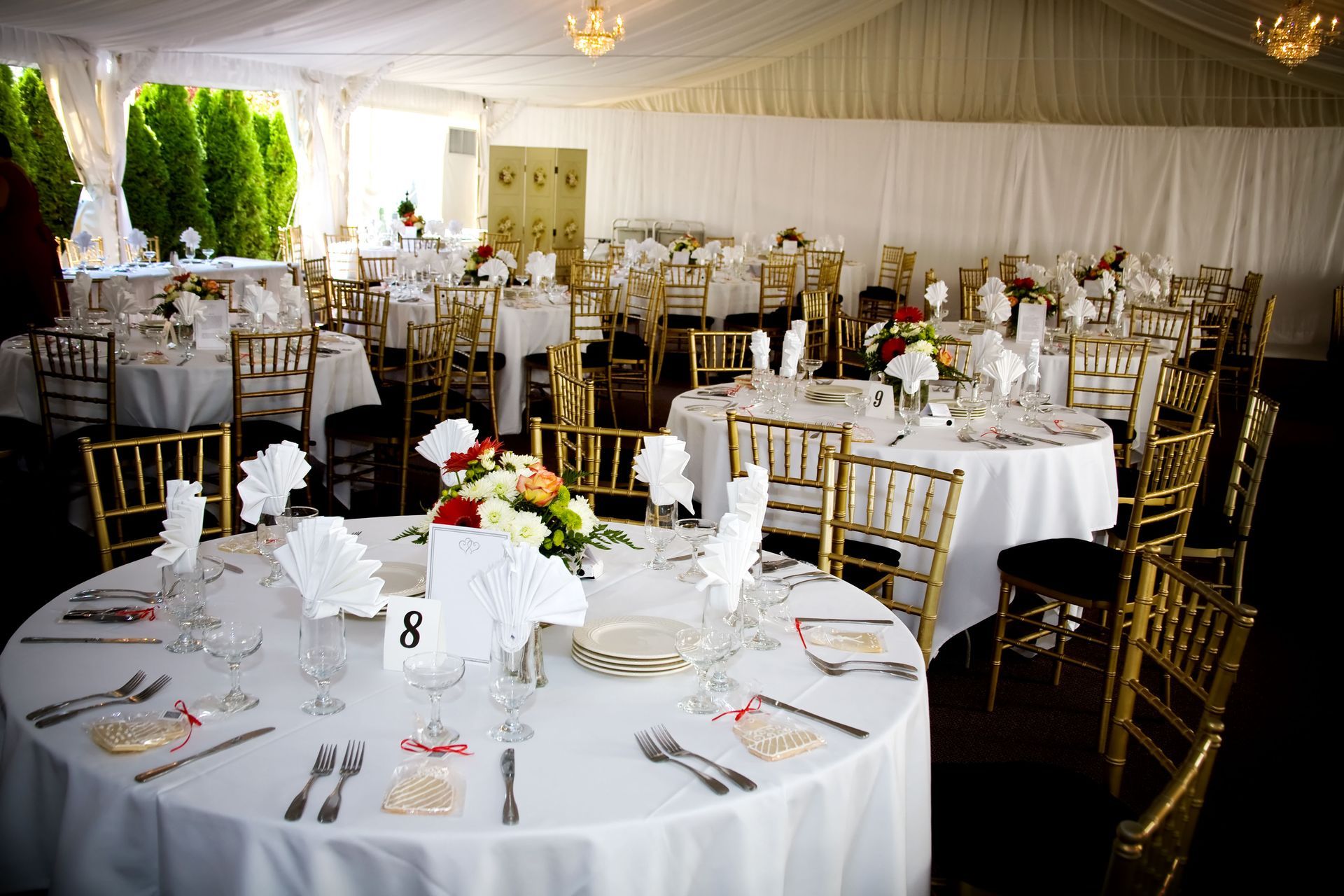reception halls