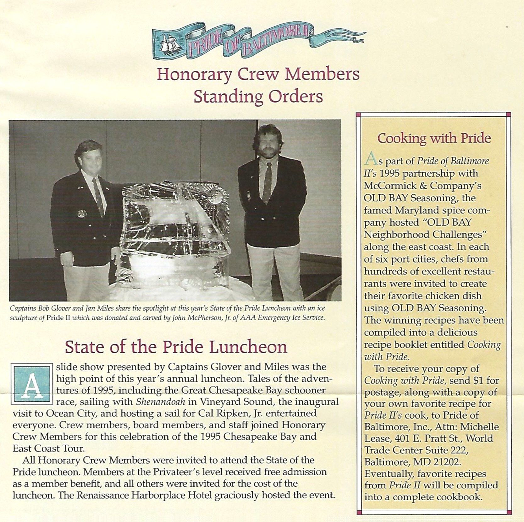 Bob Glover and Jan Miles