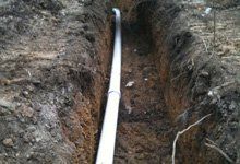 Plumbing pipe line installation