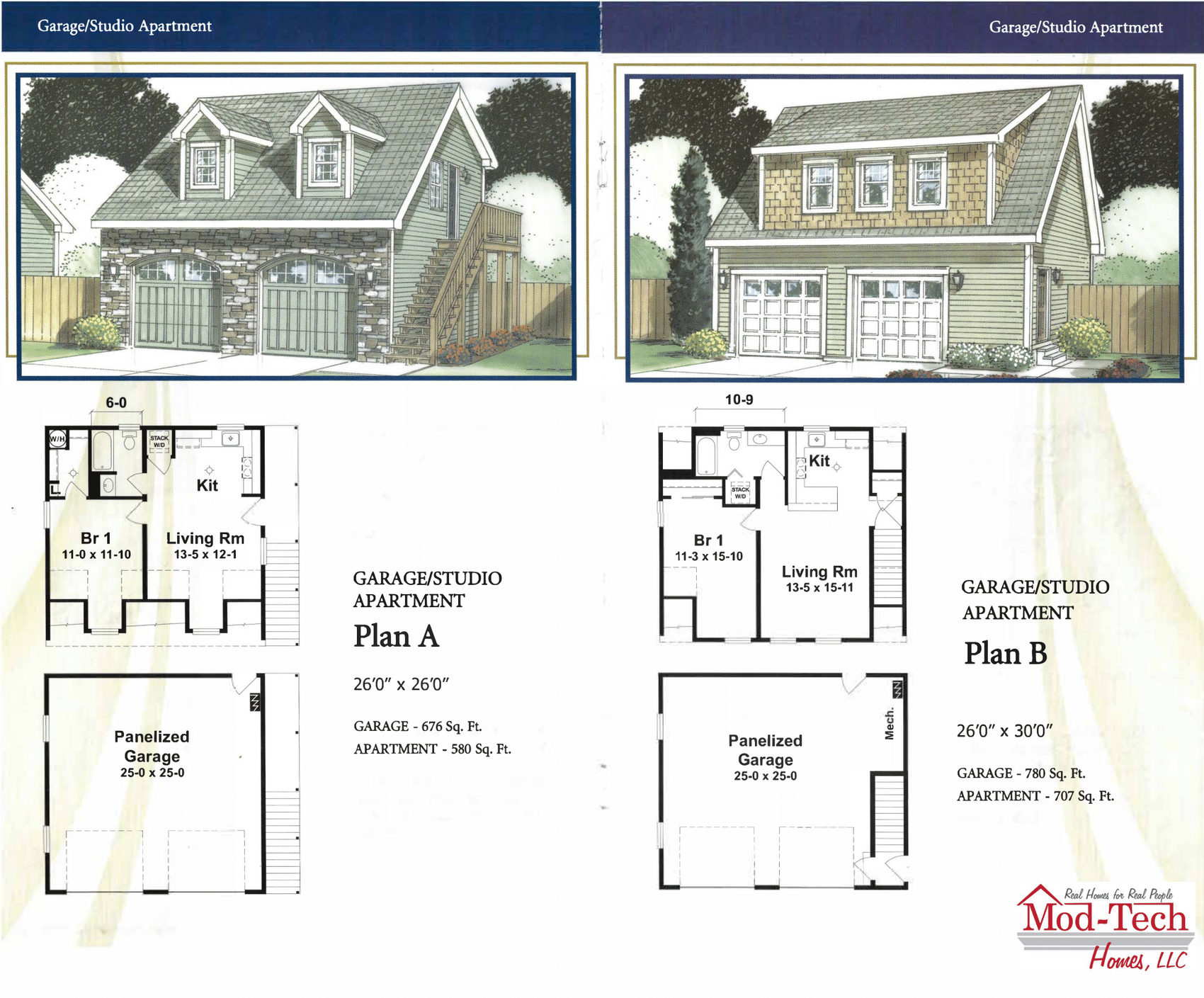 A brochure with a picture of a house and a floor plan