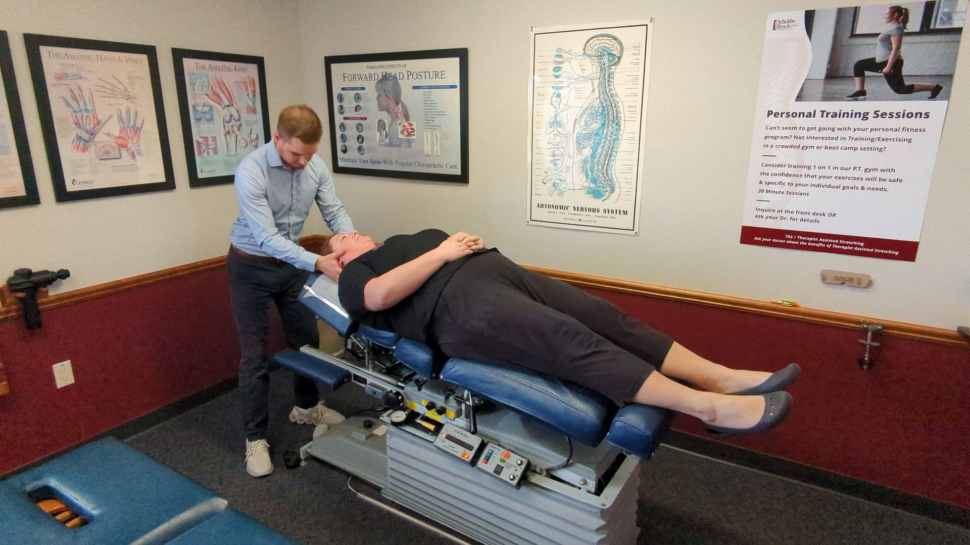 Physical therapy by licensed physical therapists
