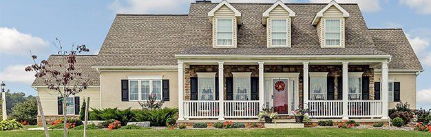 Stone Veneer House