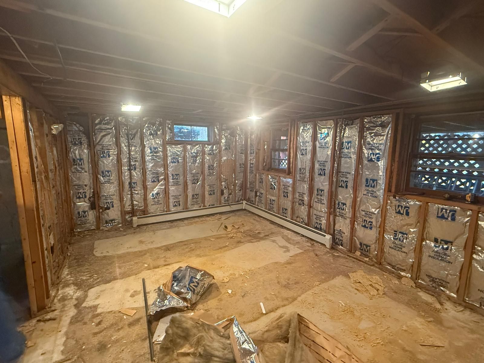 Basement interior renovation