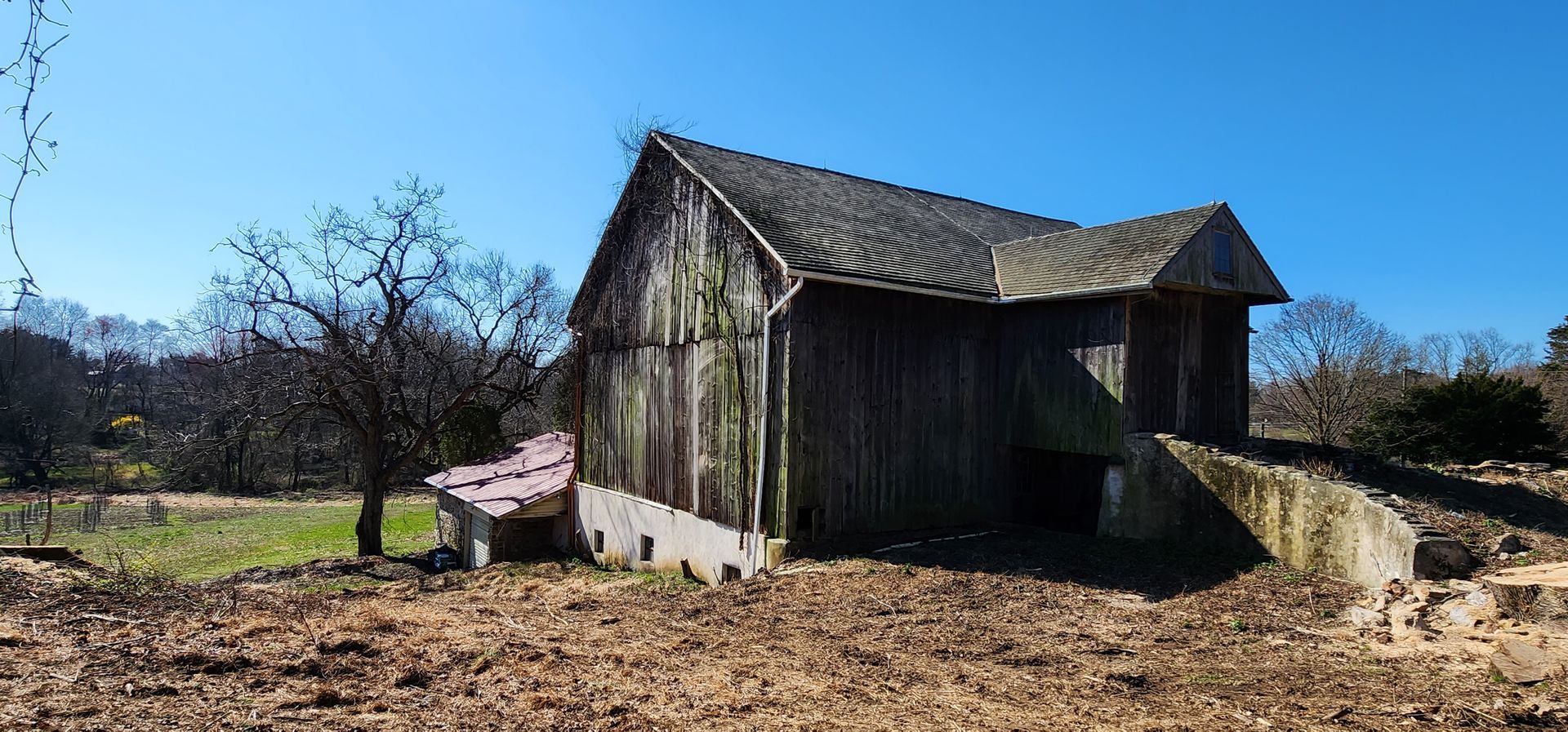 Barn restoration before photo