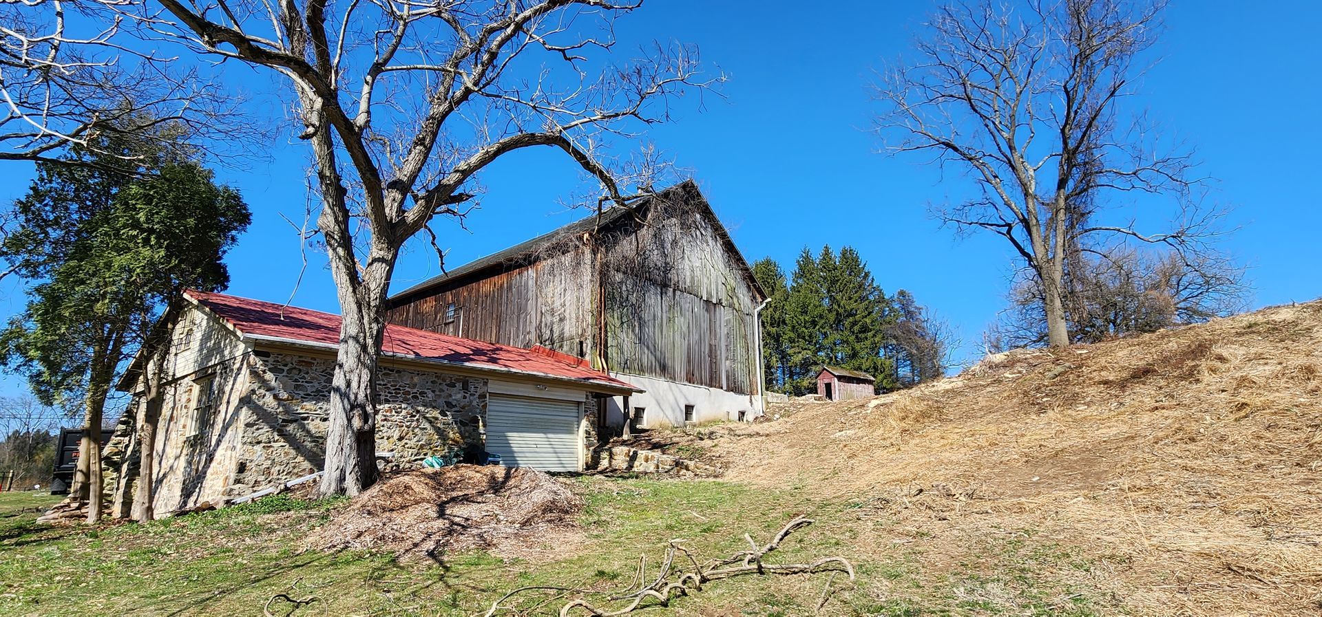 Barn restoration before image
