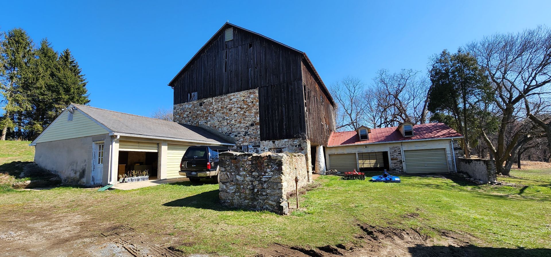Barn restoration before picture