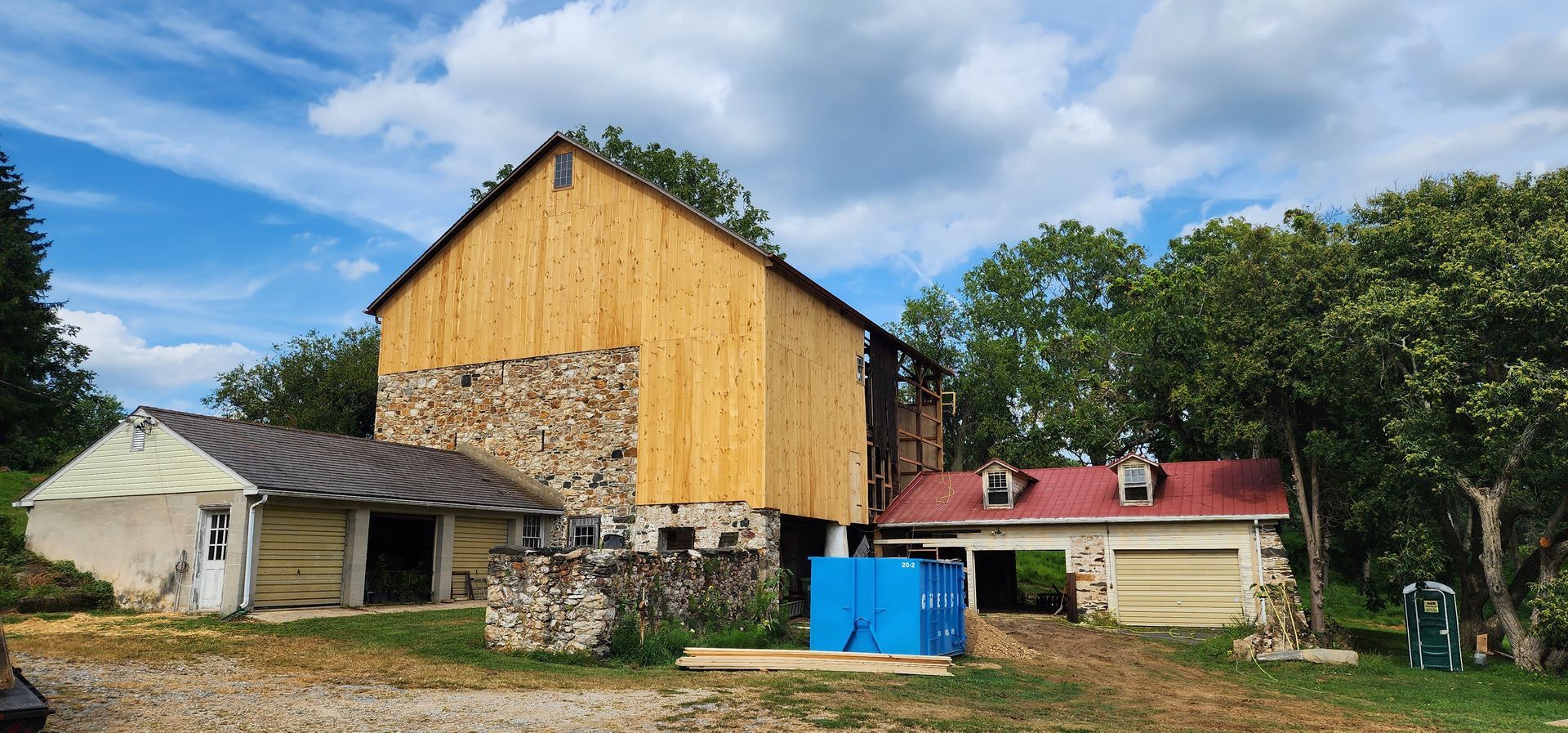 Barn restoration after photo