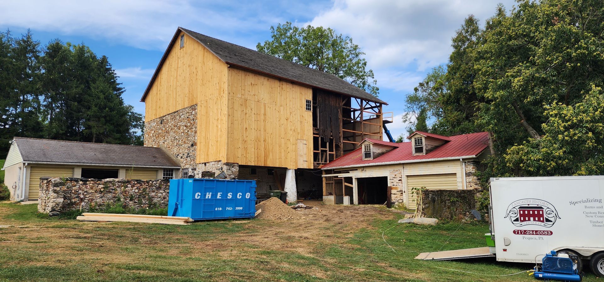 Barn restoration after image