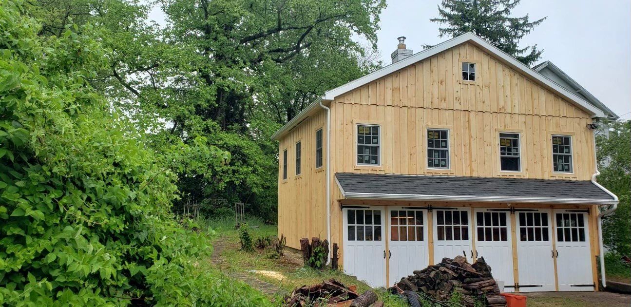 Outside of restored barn