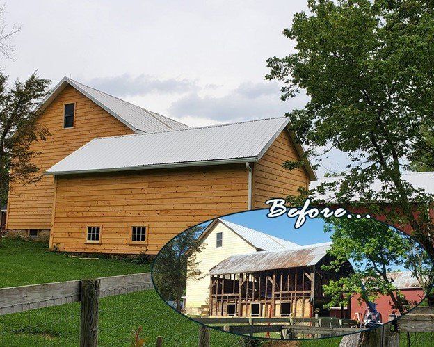 Before and after restoration