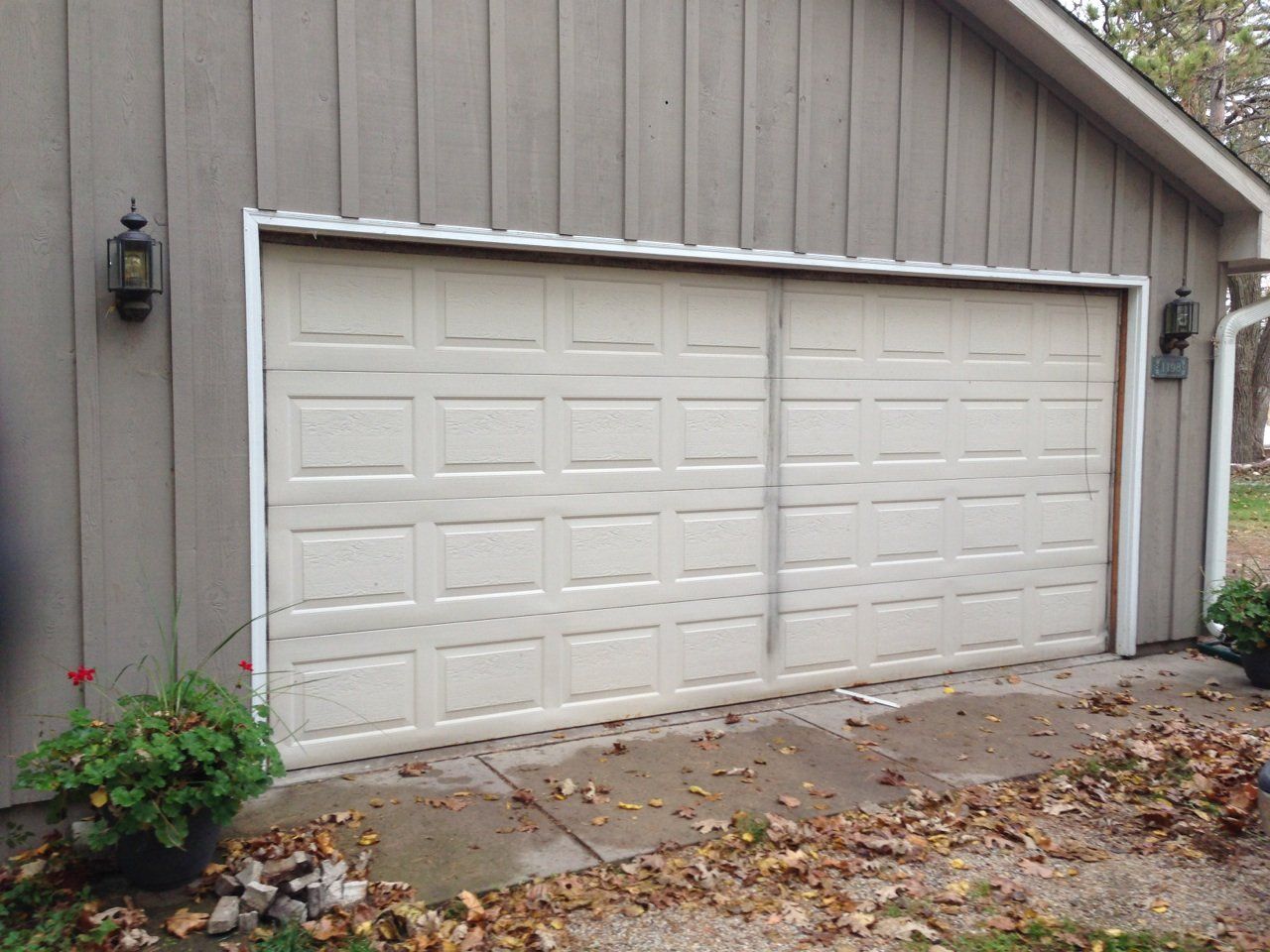 Garage before