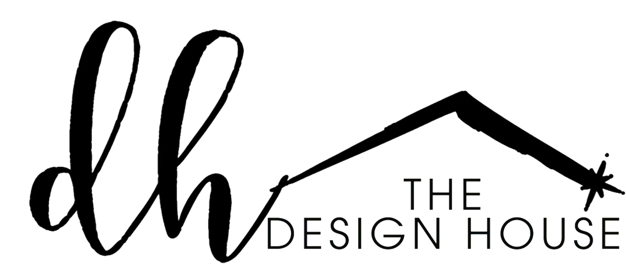 Logo for The Design House, featuring intertwined cursive