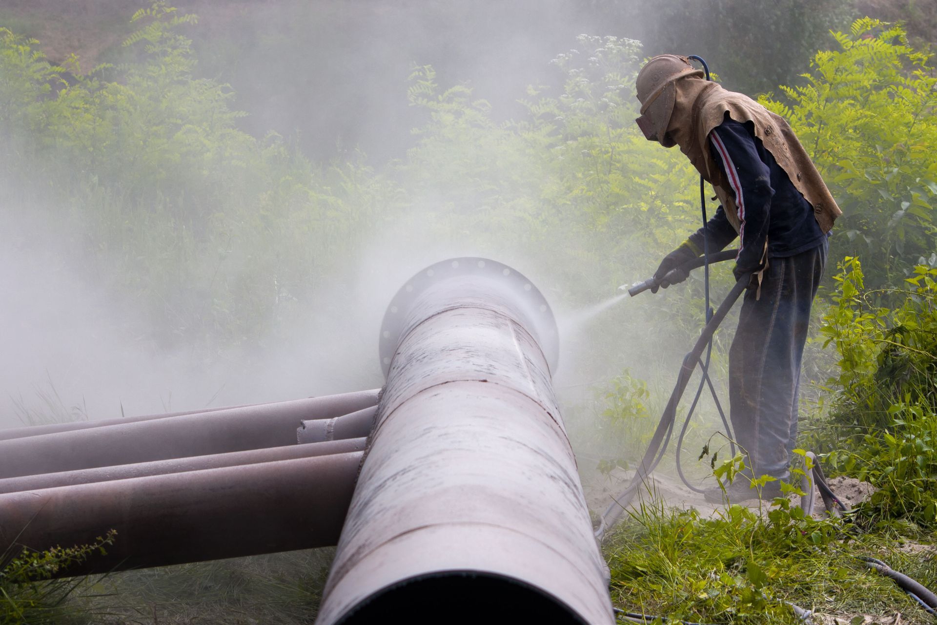 sandblasting