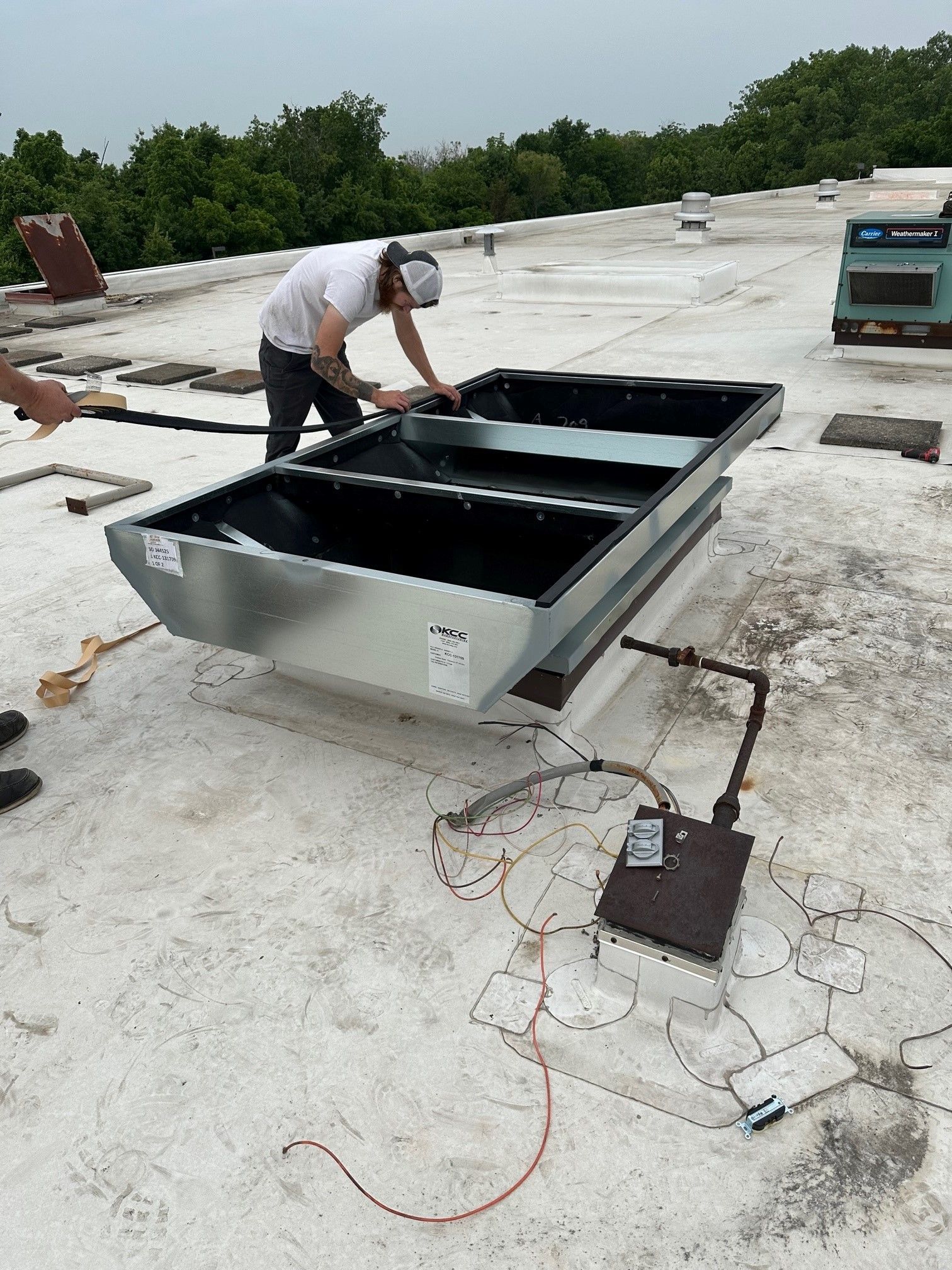 Commercial installation process