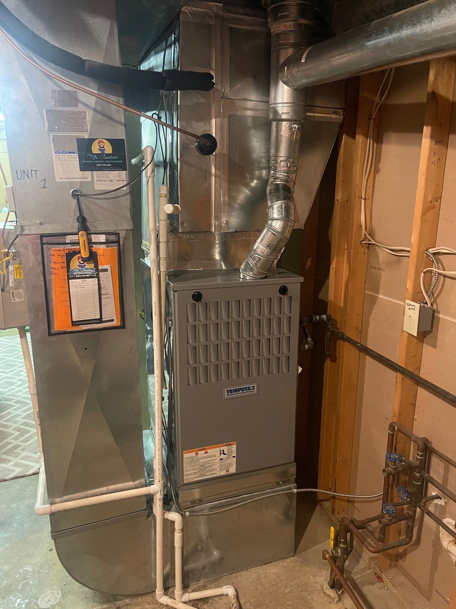 New furnace installed