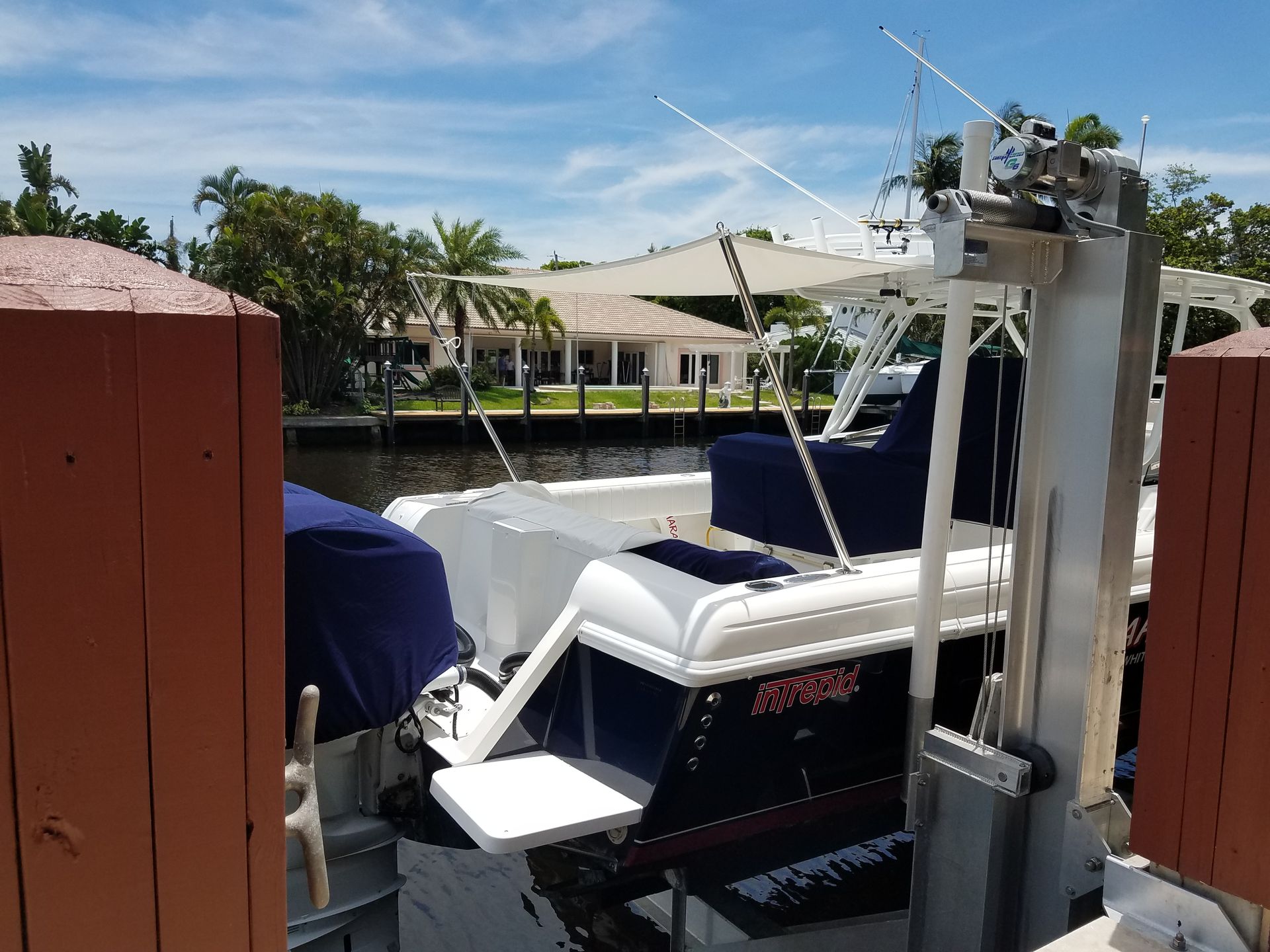 A boat with the name genesis on the side of it