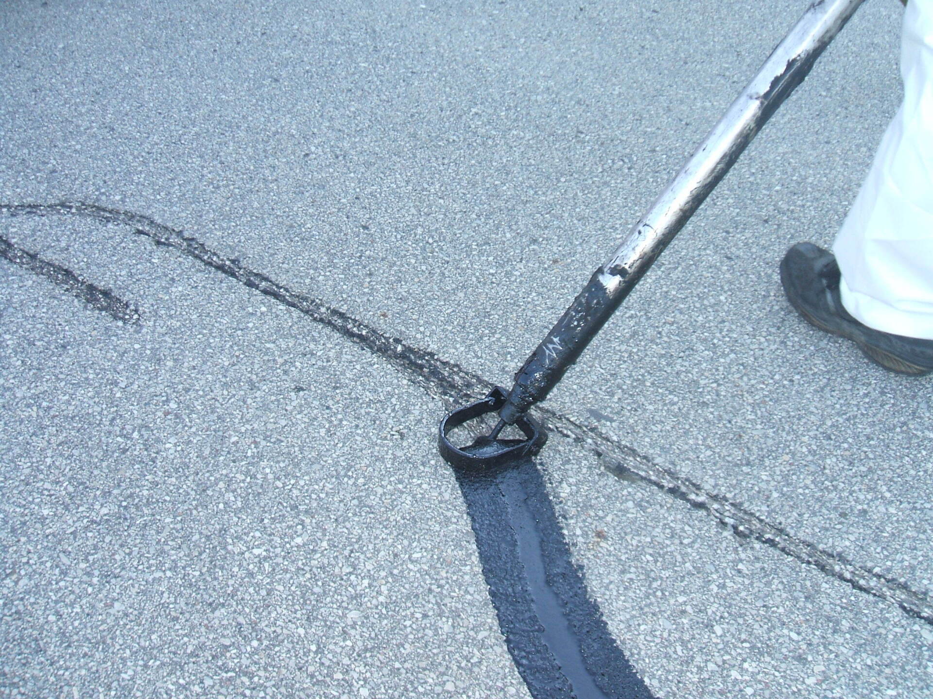 Crack sealing
