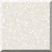 Off-white textured square tile with beveled edges and subtle shadow