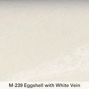 Off-white eggshell surface with faint white veining, labeled M-239.