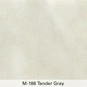 M-186 Tender Gray paint swatch, a light neutral beige-gray sample.