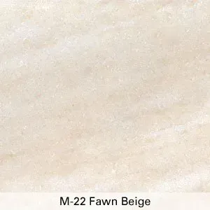 Light beige textured surface labeled “M-22 Fawn Beige”