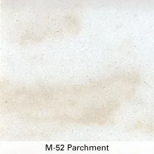 Light cream parchment texture with subtle beige mottling and the label “M-52 Parchment” at the bottom.