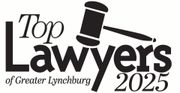 The logo for the top lawyers of greater lynchburg in 2025