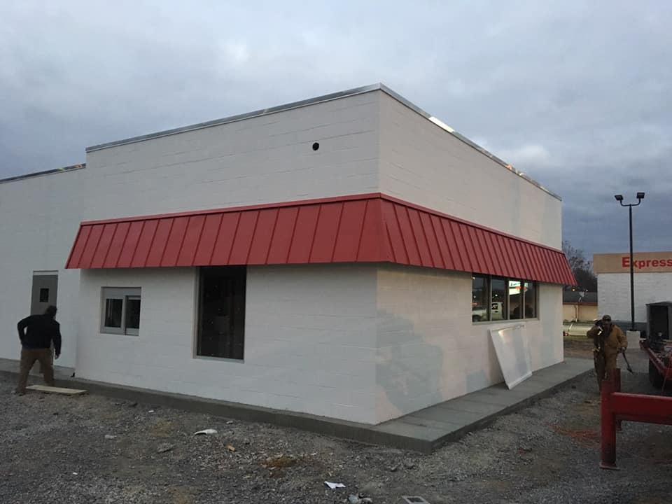 Commercial awning