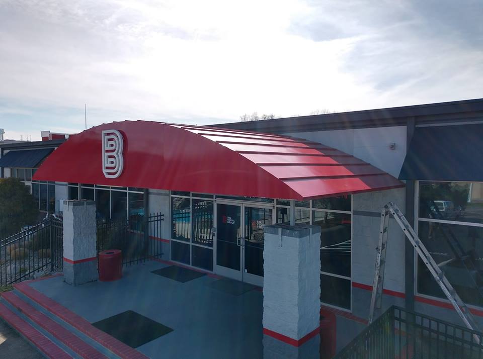 Commercial awning
