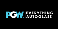 PGW Everything Autoglass logo on a black background. 