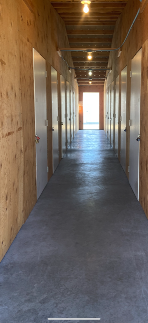 Commercial storage hallway