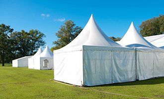 White tent for large events