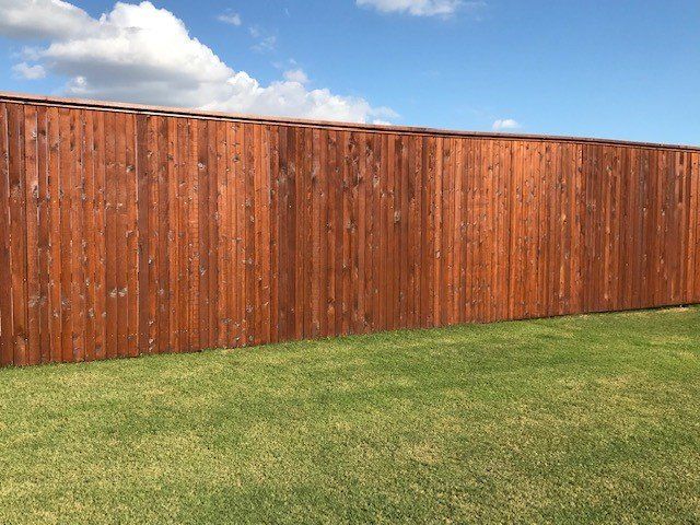Wood fence
