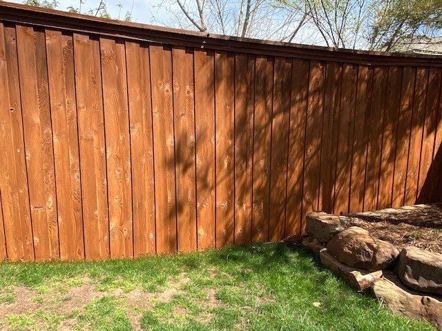 Wood fence