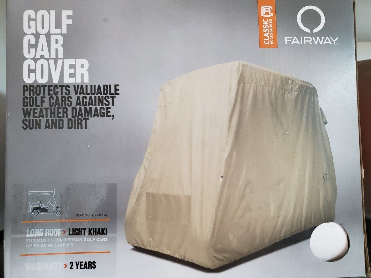 Cover for golf cart