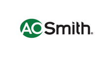 A.O. Smith logo in green and black text on a white background