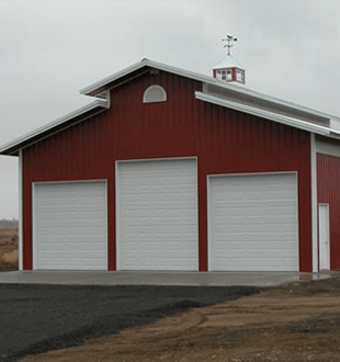 commercial roofing red garage