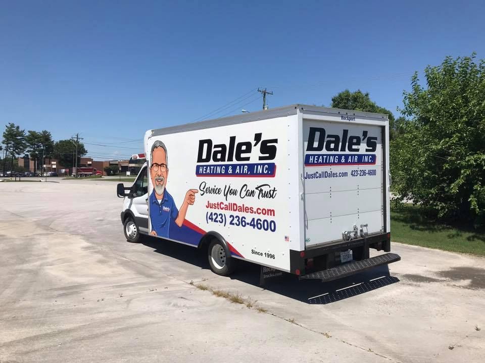 White box truck with 