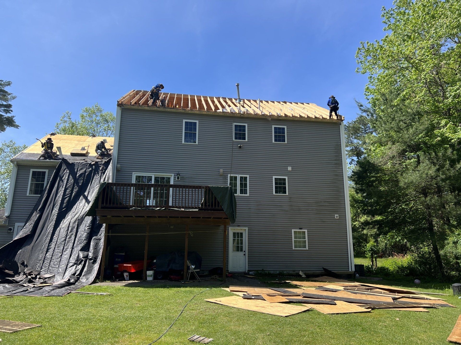 Roofing installation
