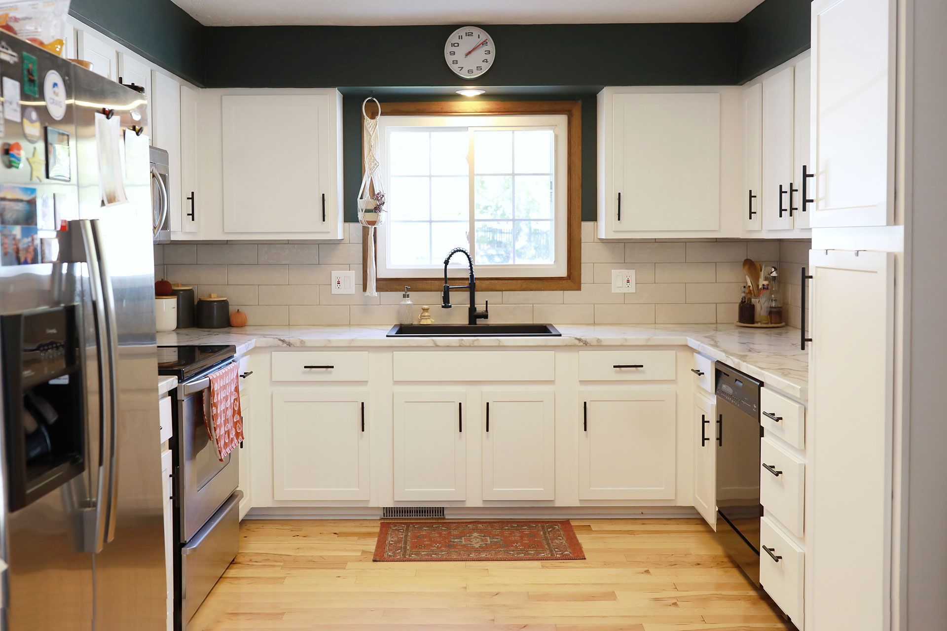 after cabinet resurfacing