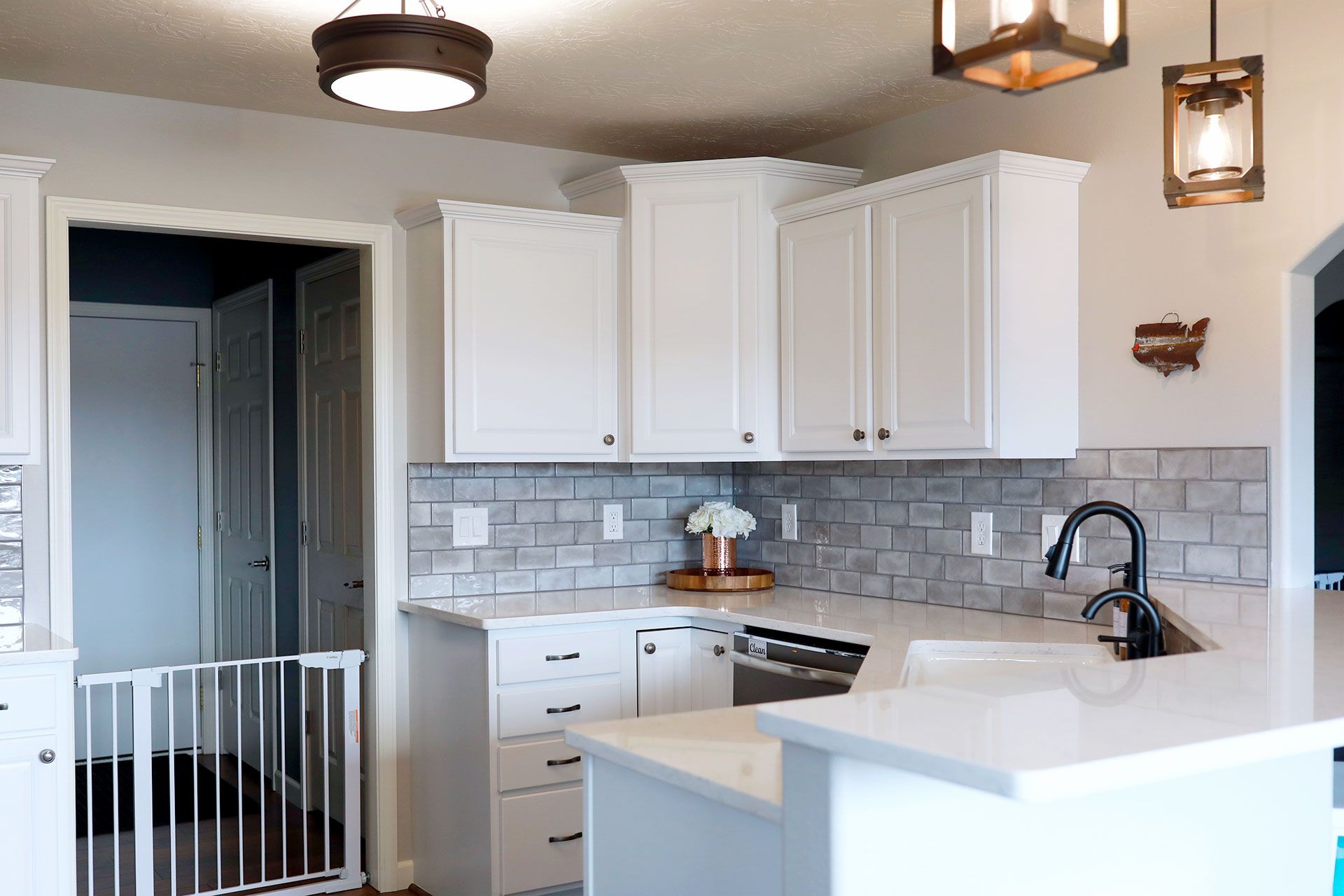 after kitchen cabinet resurfacing service