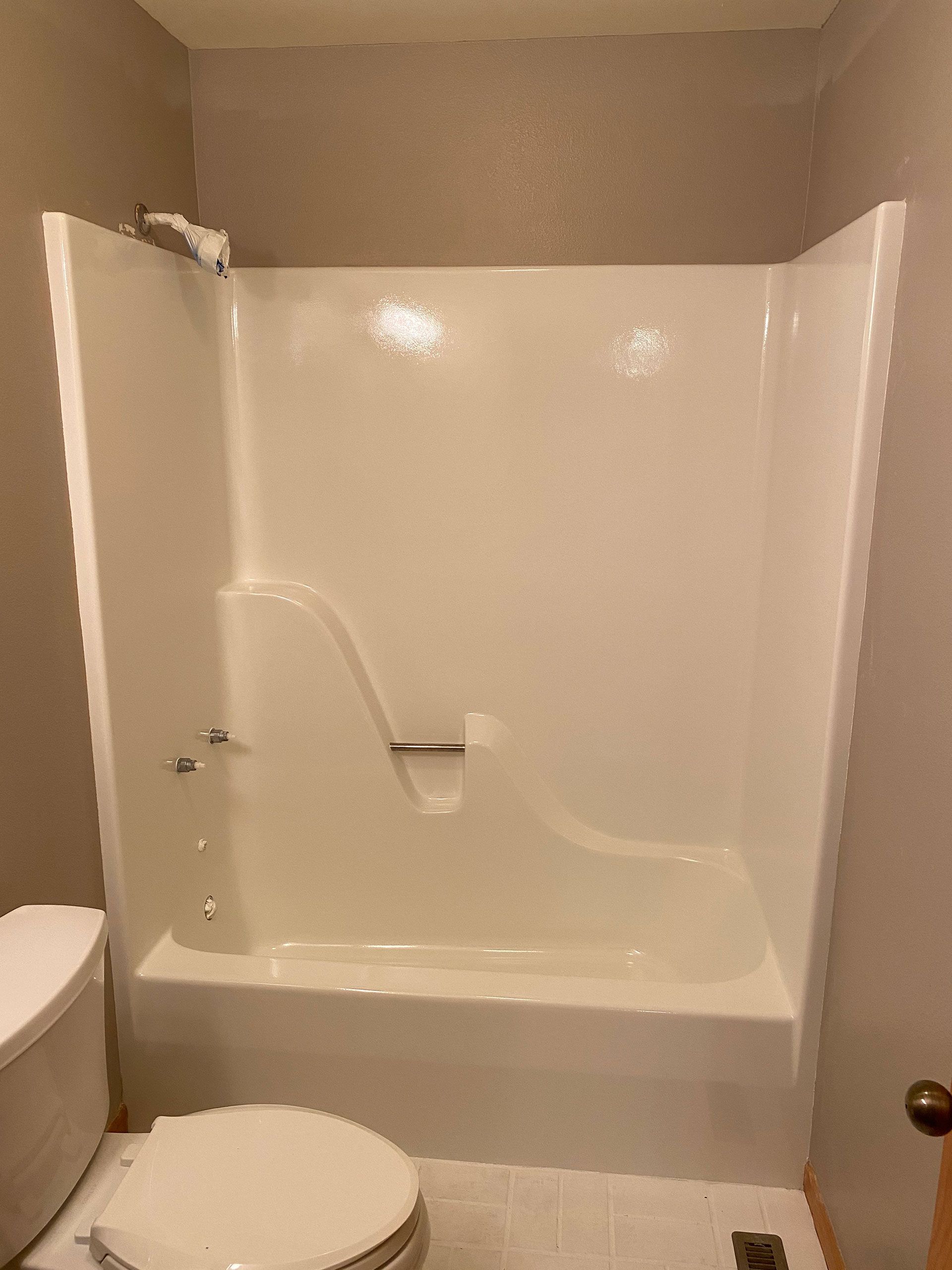 after restroom resurfacing