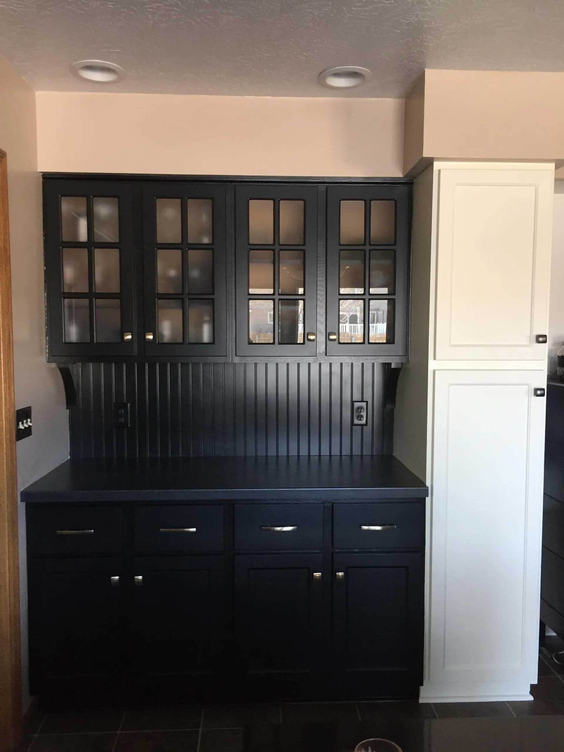 After Kitchen Cabinet Resurfacing