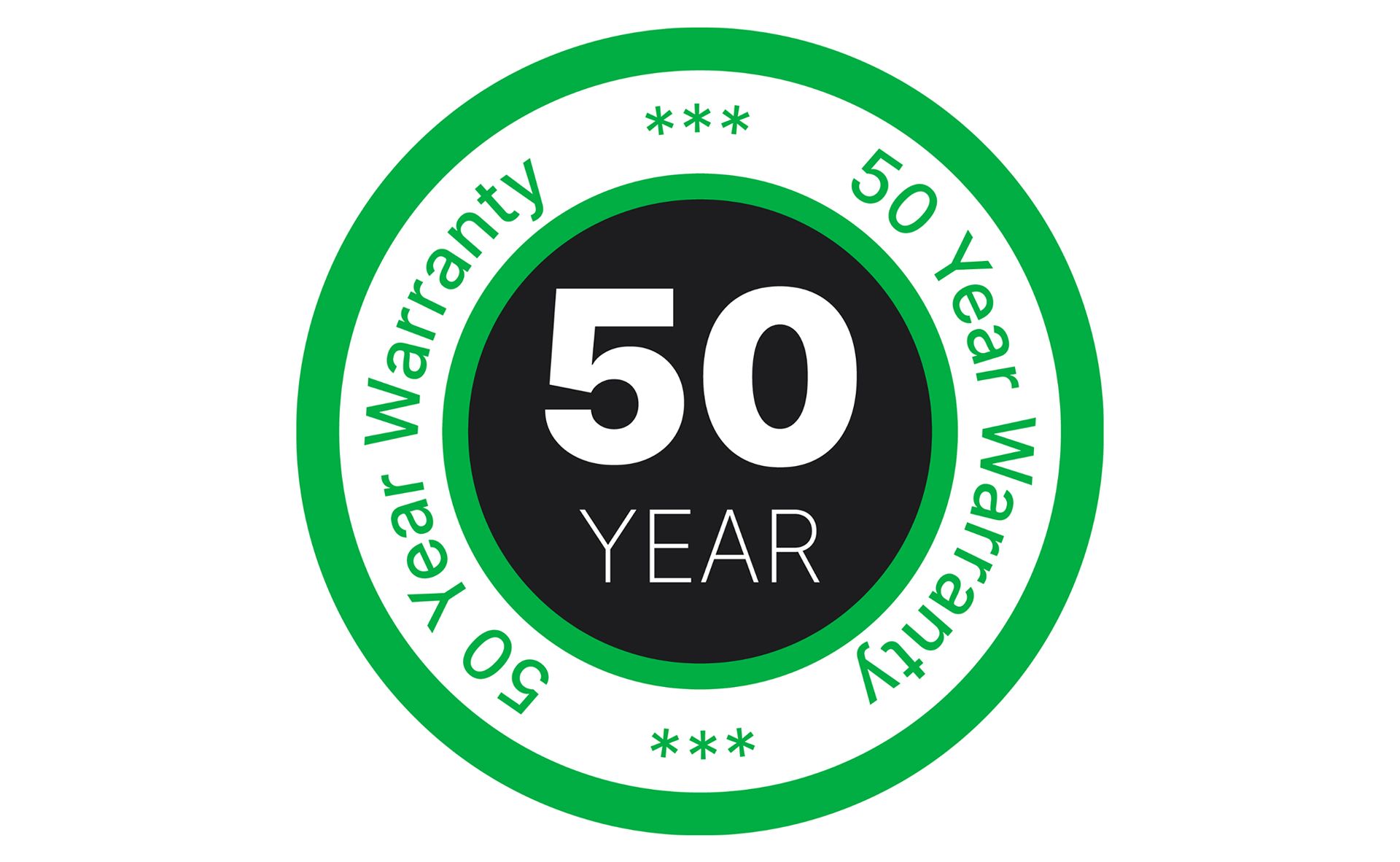 50 Year Warranty