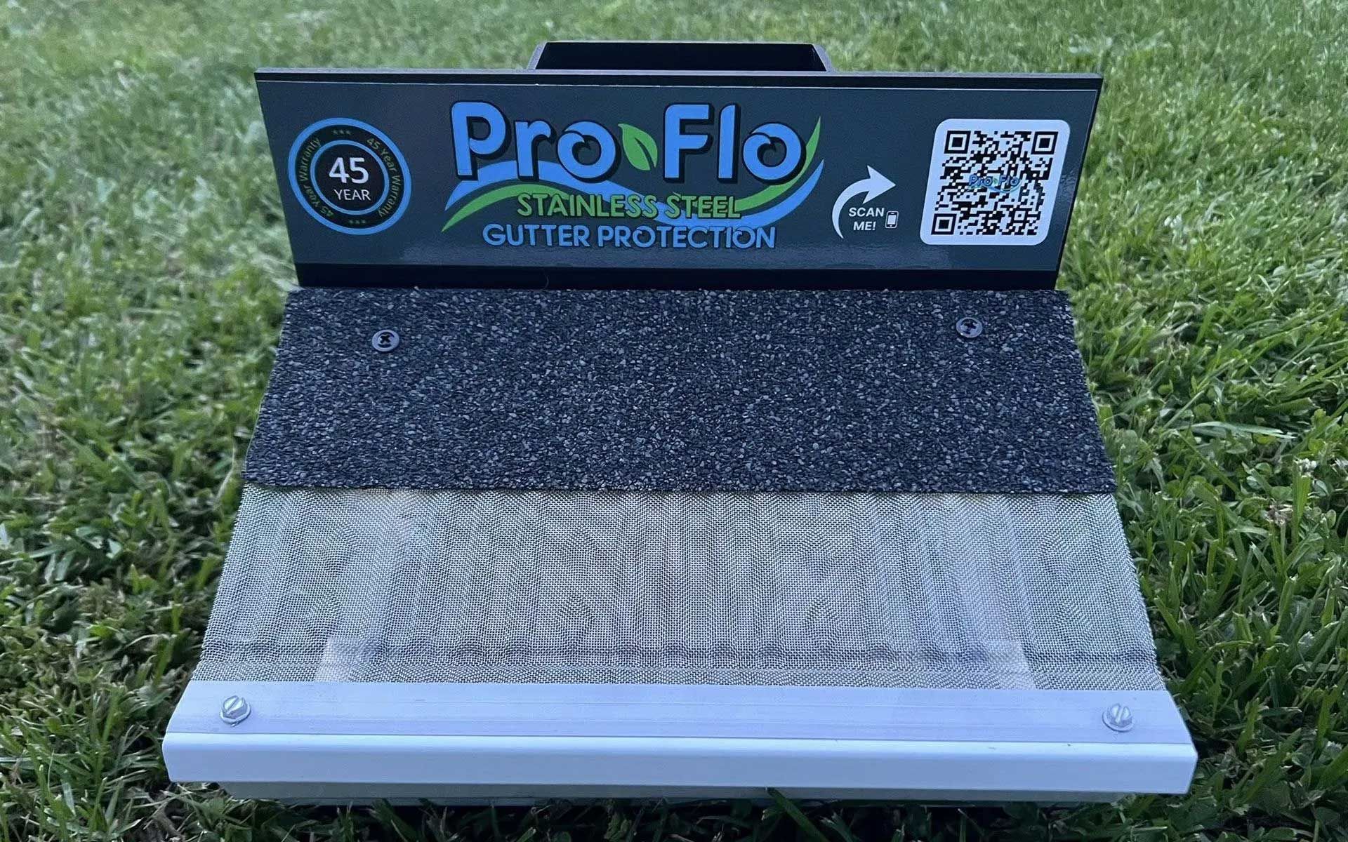 Pro Flo sample gutter protection