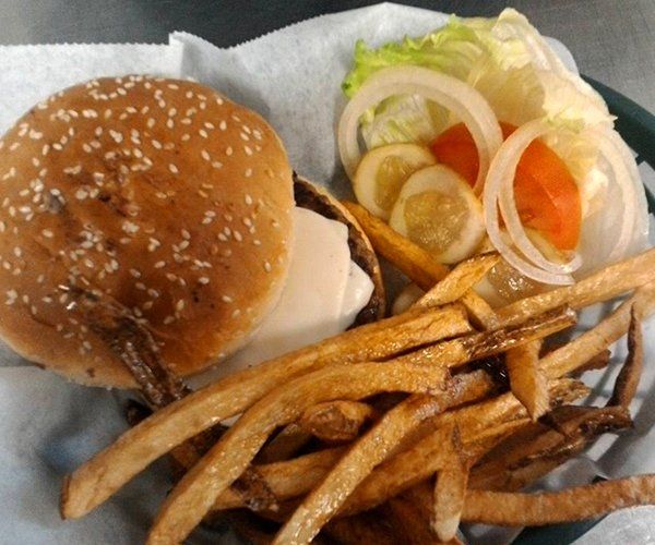 Burger and Fries