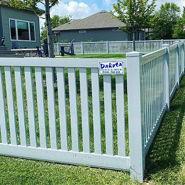 Vinyl fence