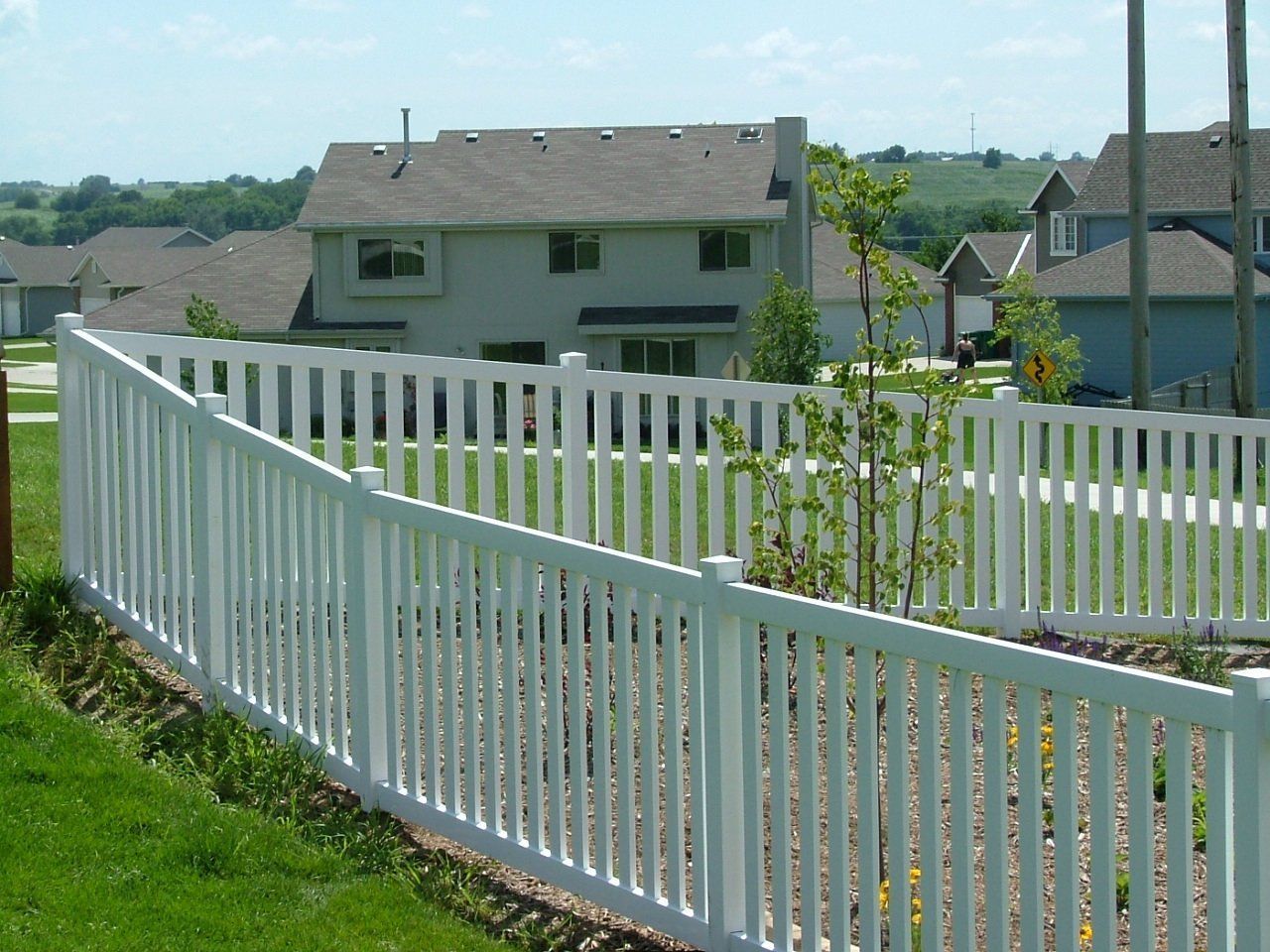 Vinyl fence