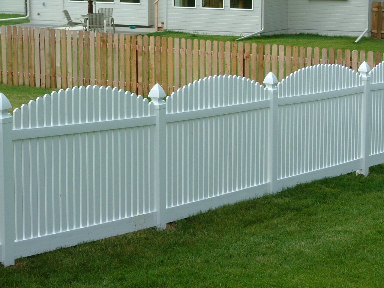 Vinyl fence