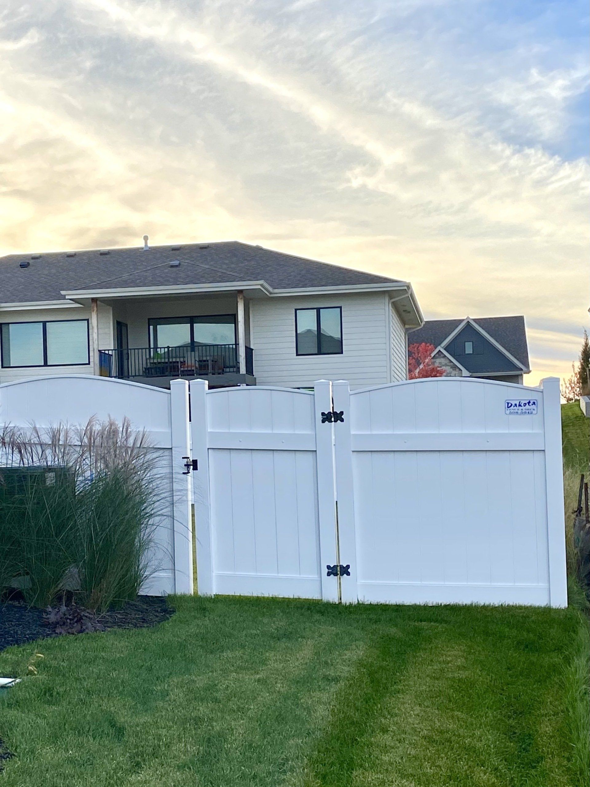 Vinyl fence